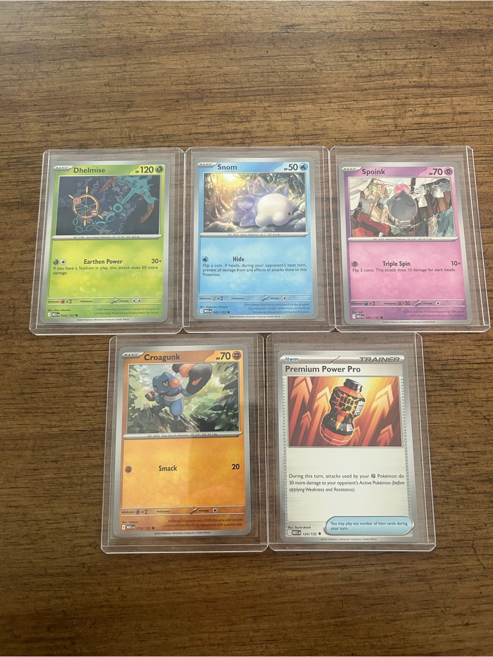 2025 Pokémon MEG EN - Bundle of 5 cards